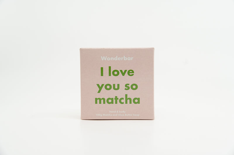 "I Love You So Matcha" Organic Soap