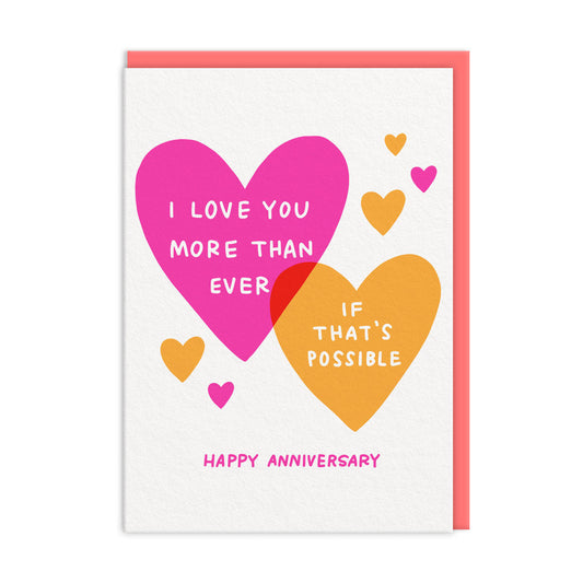 Happy Anniversary Heart Card